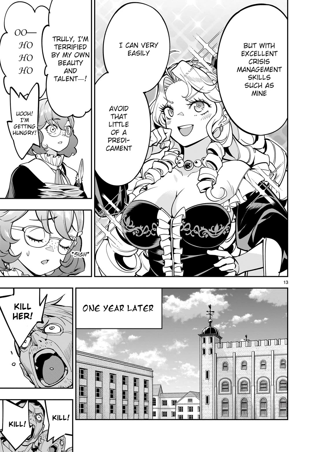 The Death Defying Princess Creates a Yuri Harem to Survive chapter 1 page 12