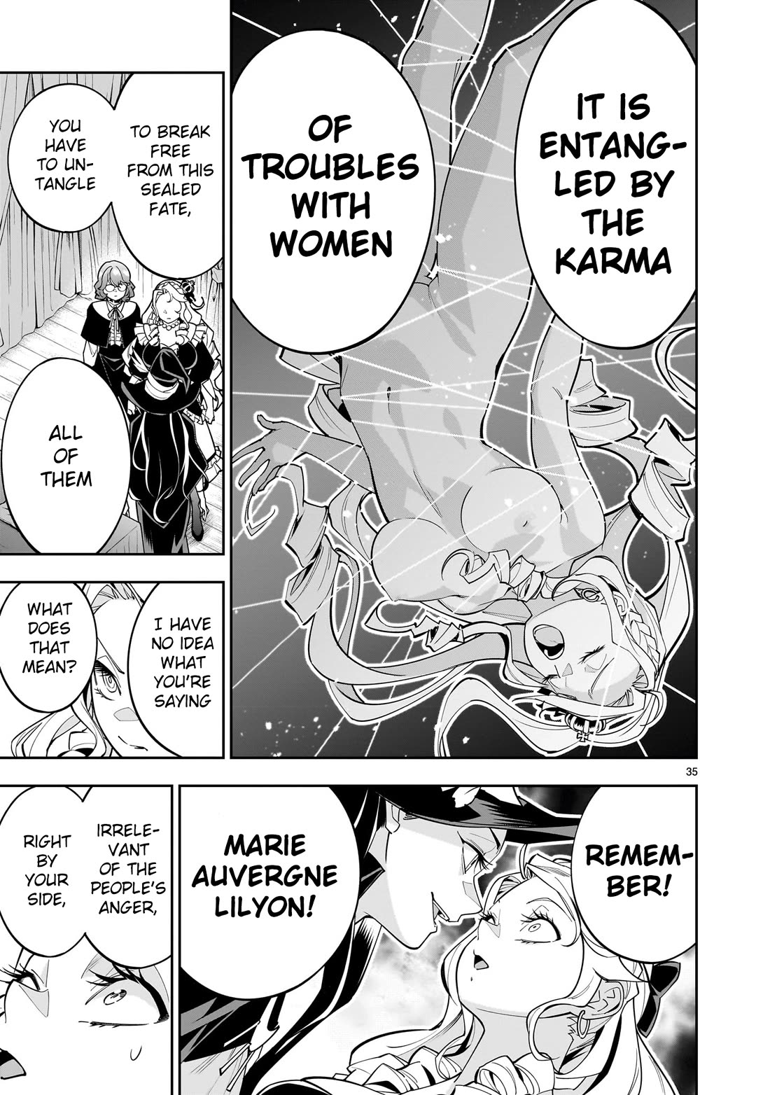 The Death Defying Princess Creates a Yuri Harem to Survive chapter 1 page 34