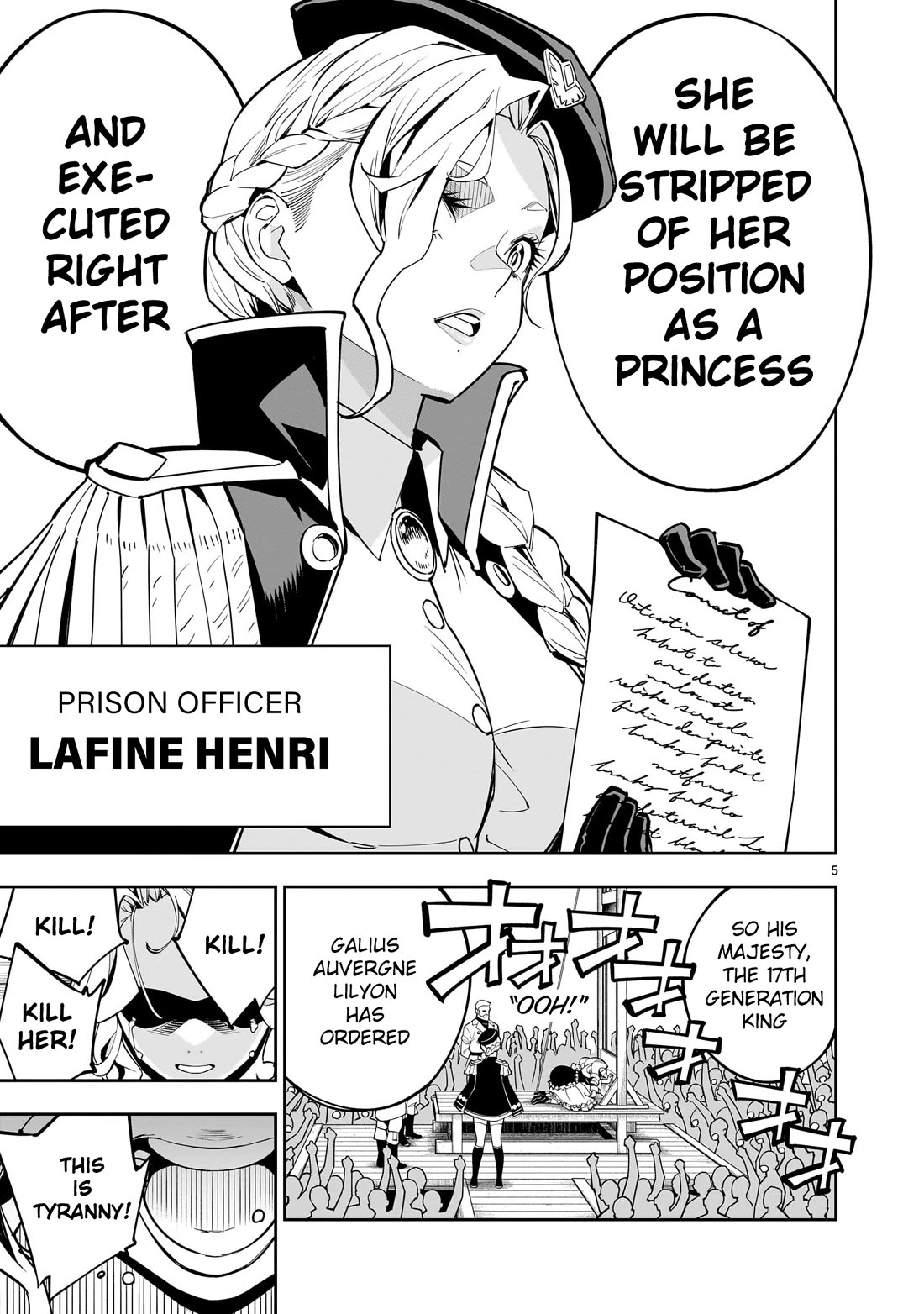 The Death Defying Princess Creates a Yuri Harem to Survive chapter 1 page 4