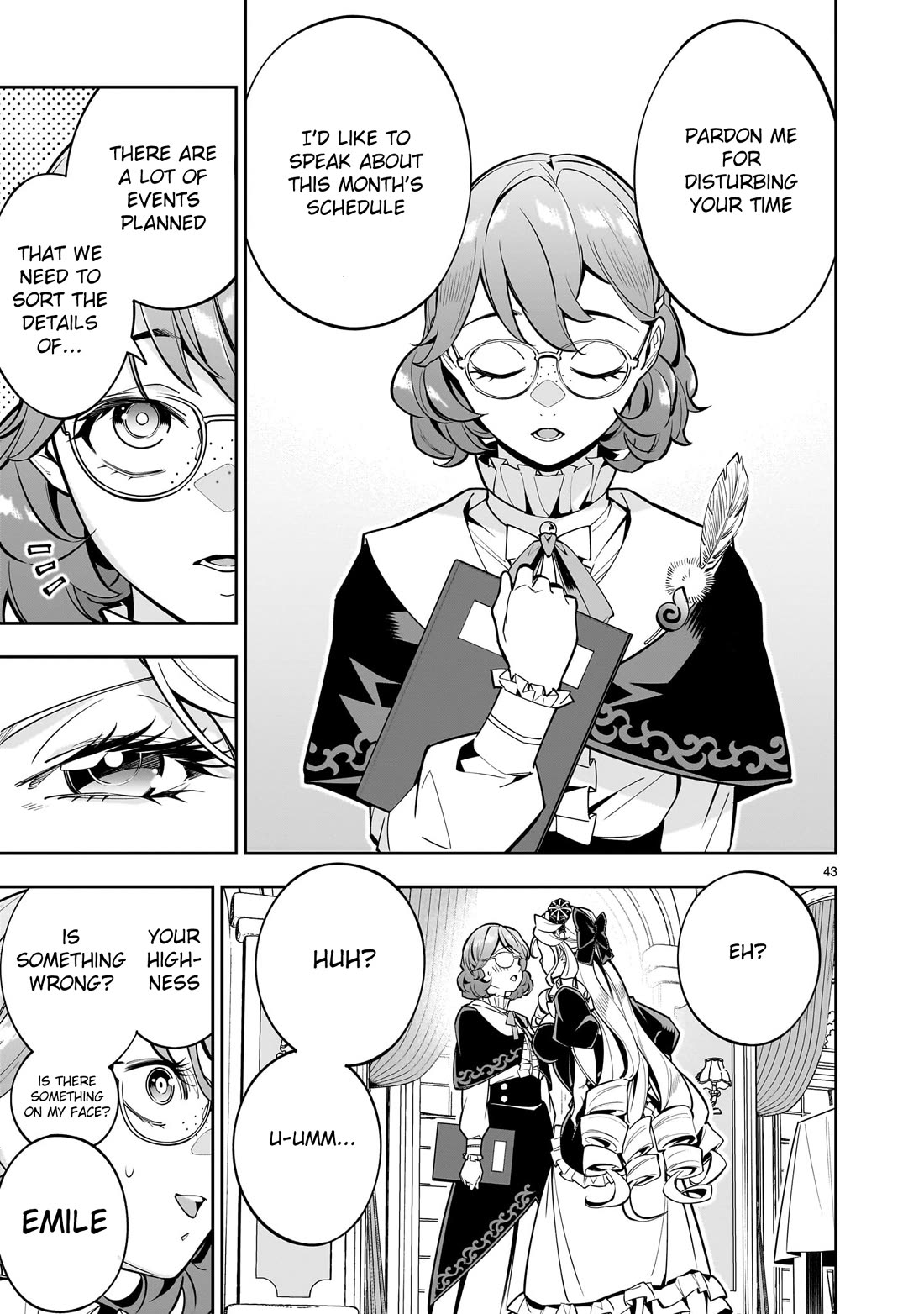 The Death Defying Princess Creates a Yuri Harem to Survive chapter 1 page 42