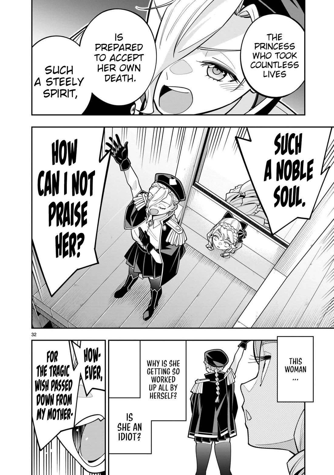 The Death Defying Princess Creates a Yuri Harem to Survive chapter 11 page 32