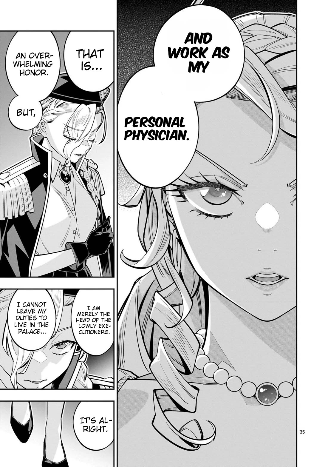 The Death Defying Princess Creates a Yuri Harem to Survive chapter 13 page 36
