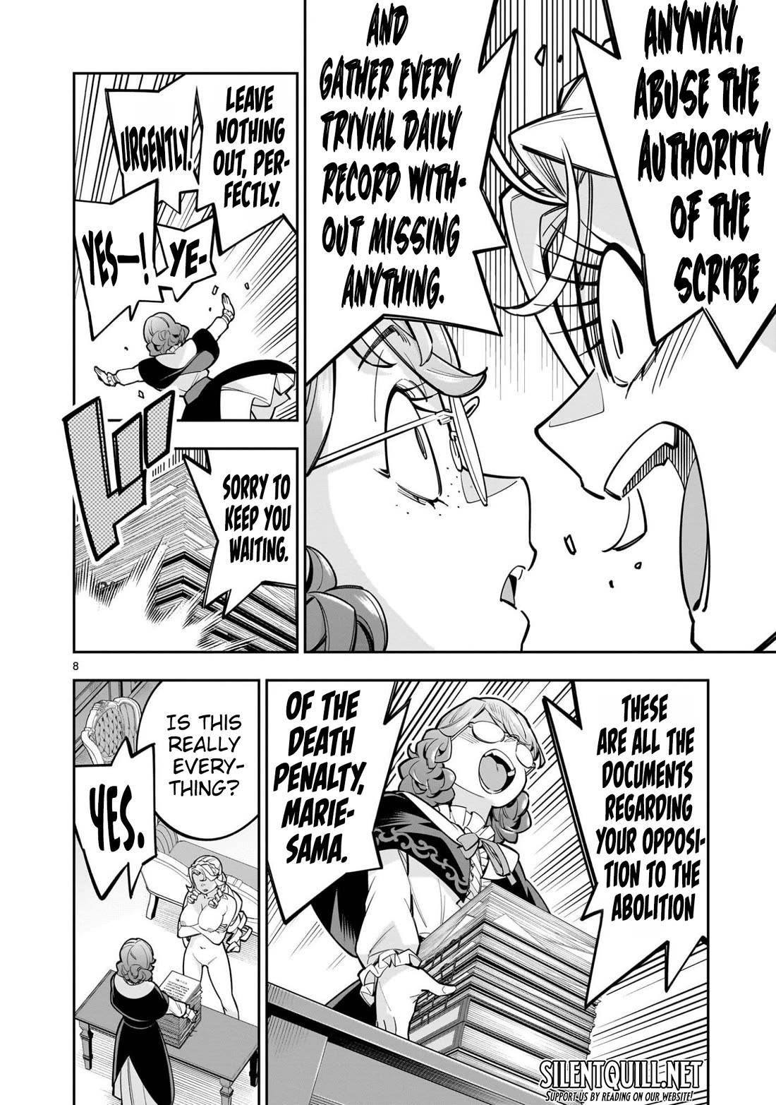 The Death Defying Princess Creates a Yuri Harem to Survive chapter 13 page 9