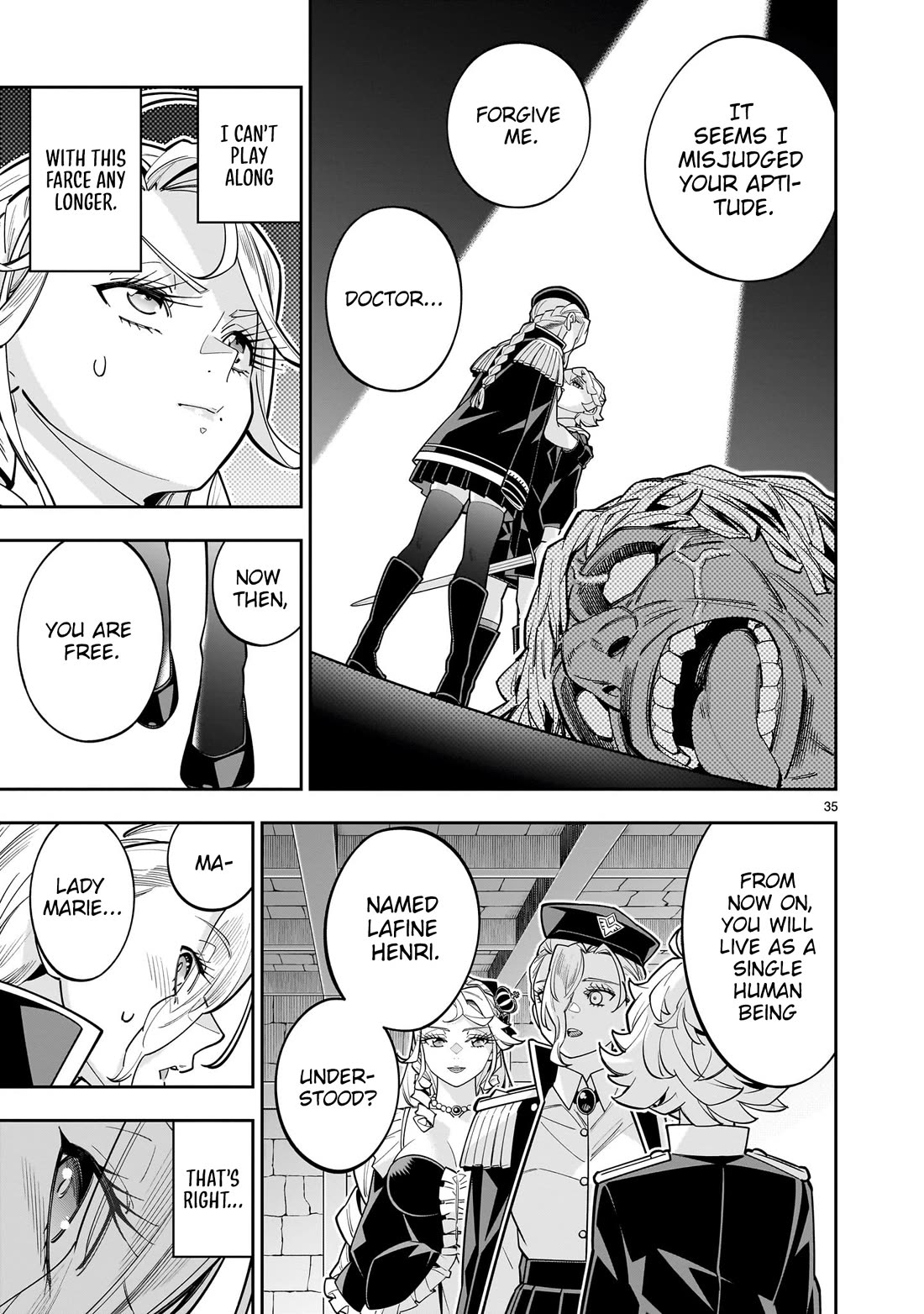 The Death Defying Princess Creates a Yuri Harem to Survive chapter 15 page 36