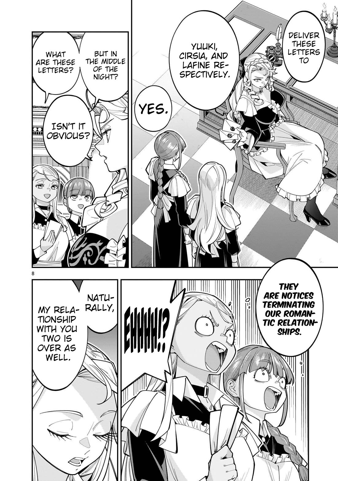 The Death Defying Princess Creates a Yuri Harem to Survive chapter 18 page 9
