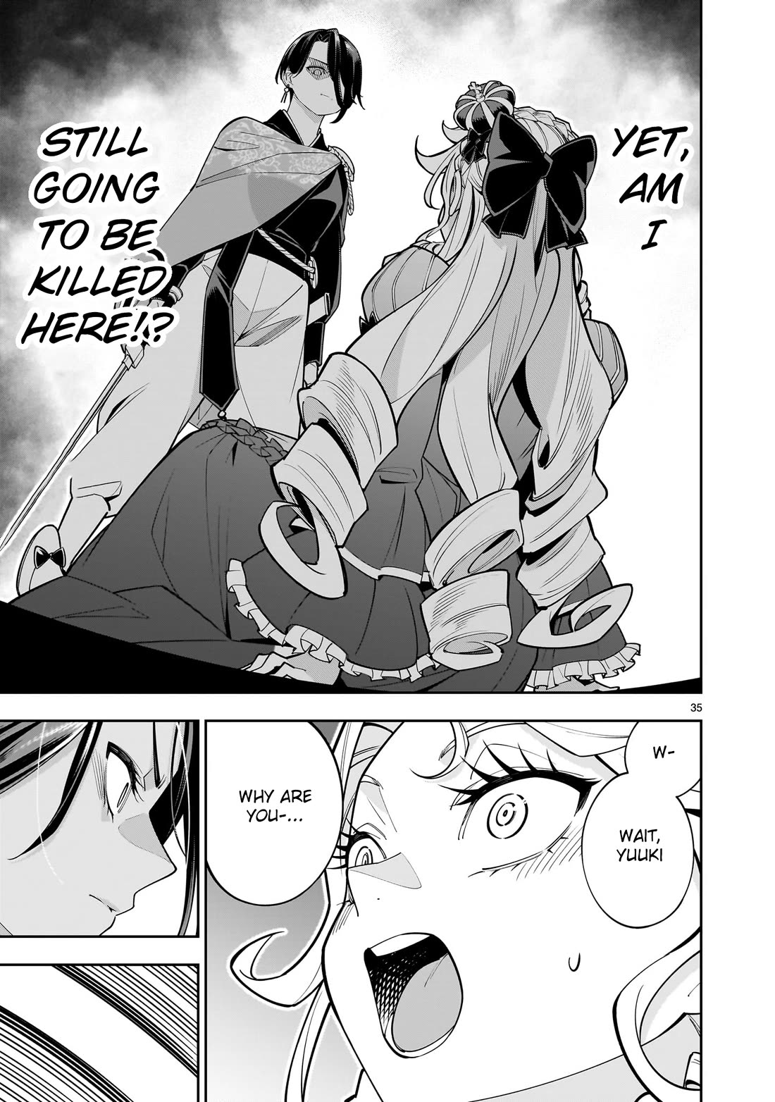 The Death Defying Princess Creates a Yuri Harem to Survive chapter 2 page 35