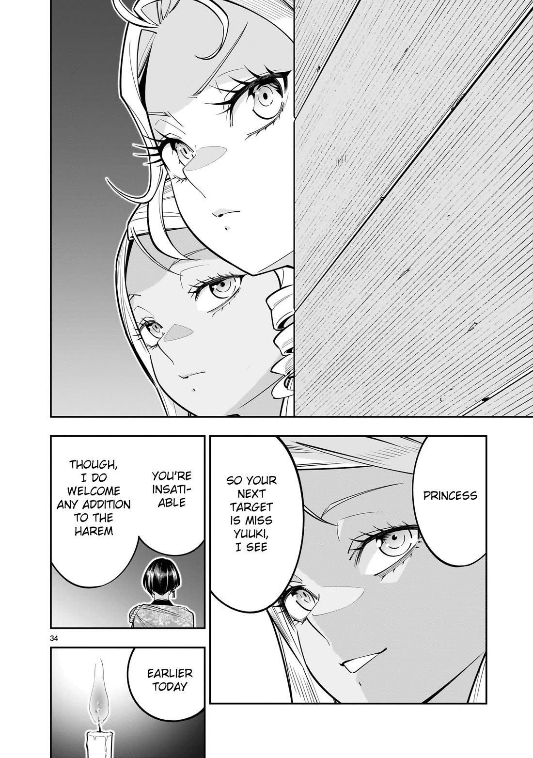 The Death Defying Princess Creates a Yuri Harem to Survive chapter 3 page 33