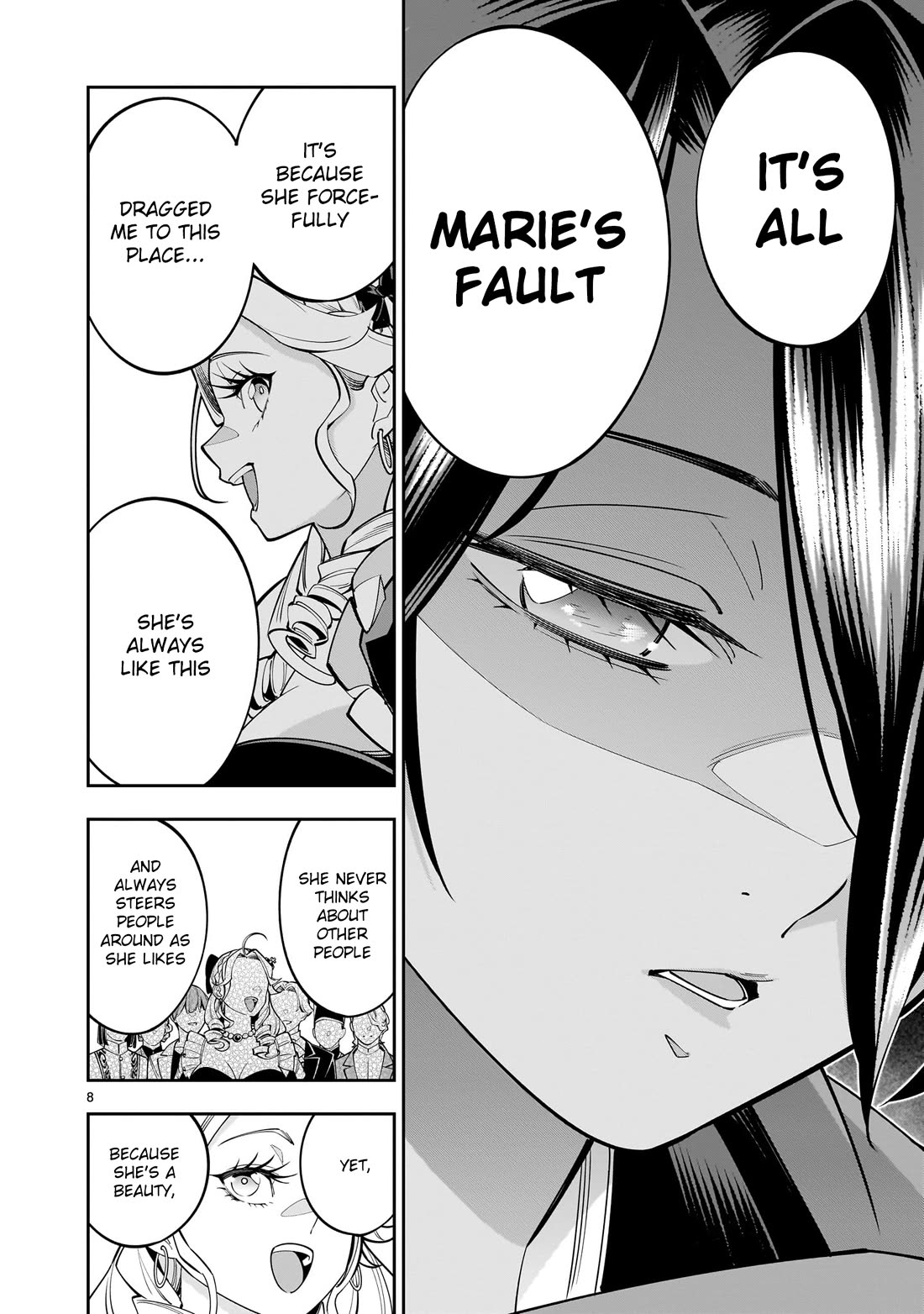 The Death Defying Princess Creates a Yuri Harem to Survive chapter 4 page 8