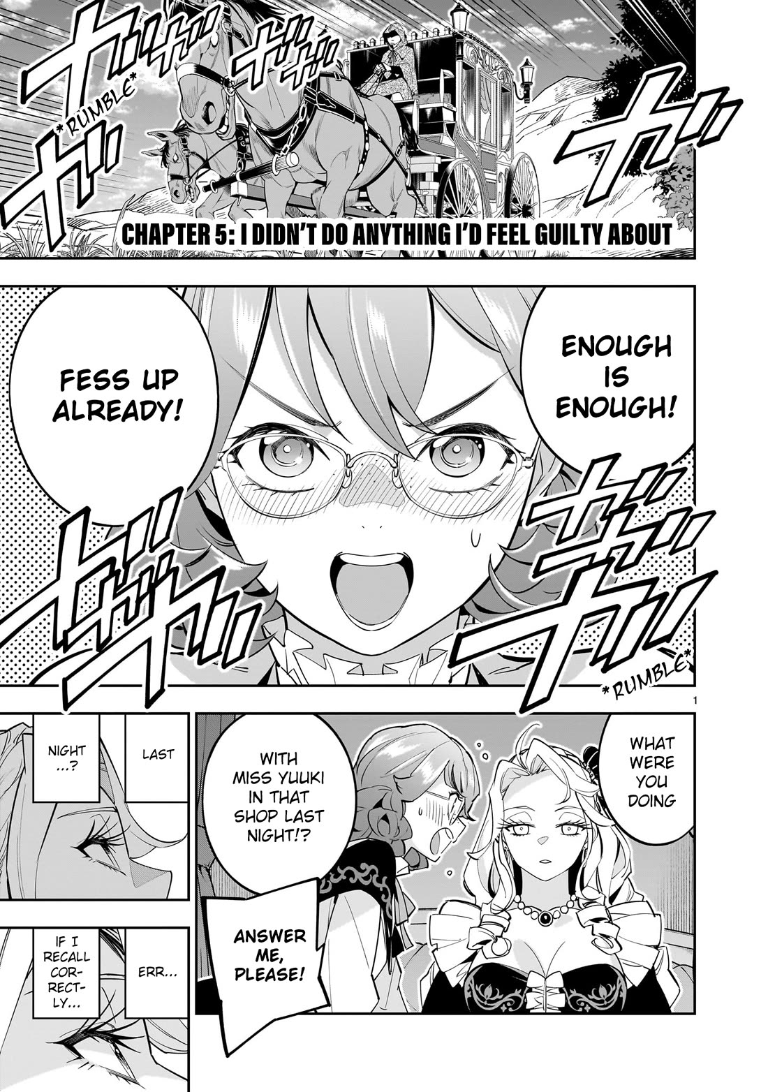 The Death Defying Princess Creates a Yuri Harem to Survive chapter 5 page 1