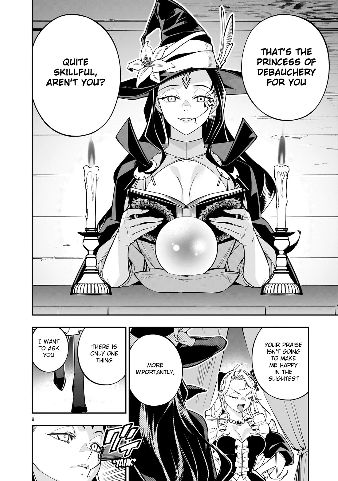 The Death Defying Princess Creates a Yuri Harem to Survive chapter 5 page 8