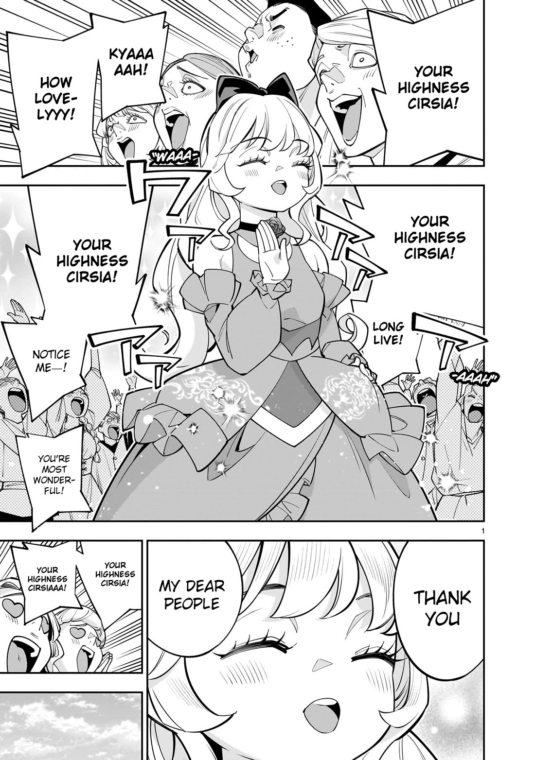 The Death Defying Princess Creates a Yuri Harem to Survive chapter 6 page 1