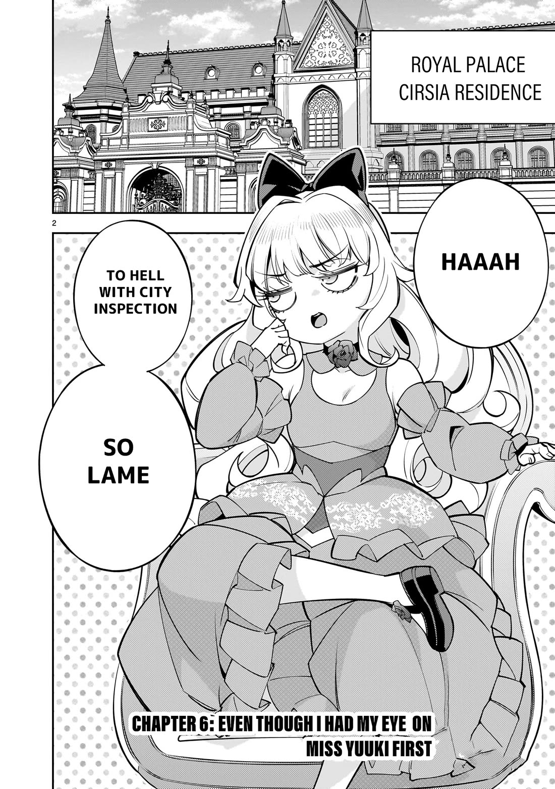 The Death Defying Princess Creates a Yuri Harem to Survive chapter 6 page 2