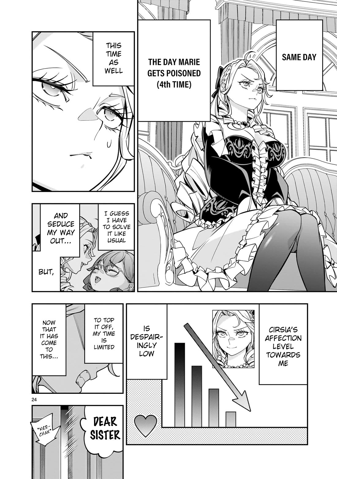 The Death Defying Princess Creates a Yuri Harem to Survive chapter 7 page 23