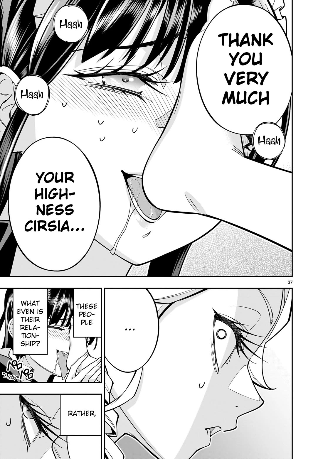 The Death Defying Princess Creates a Yuri Harem to Survive chapter 7 page 36