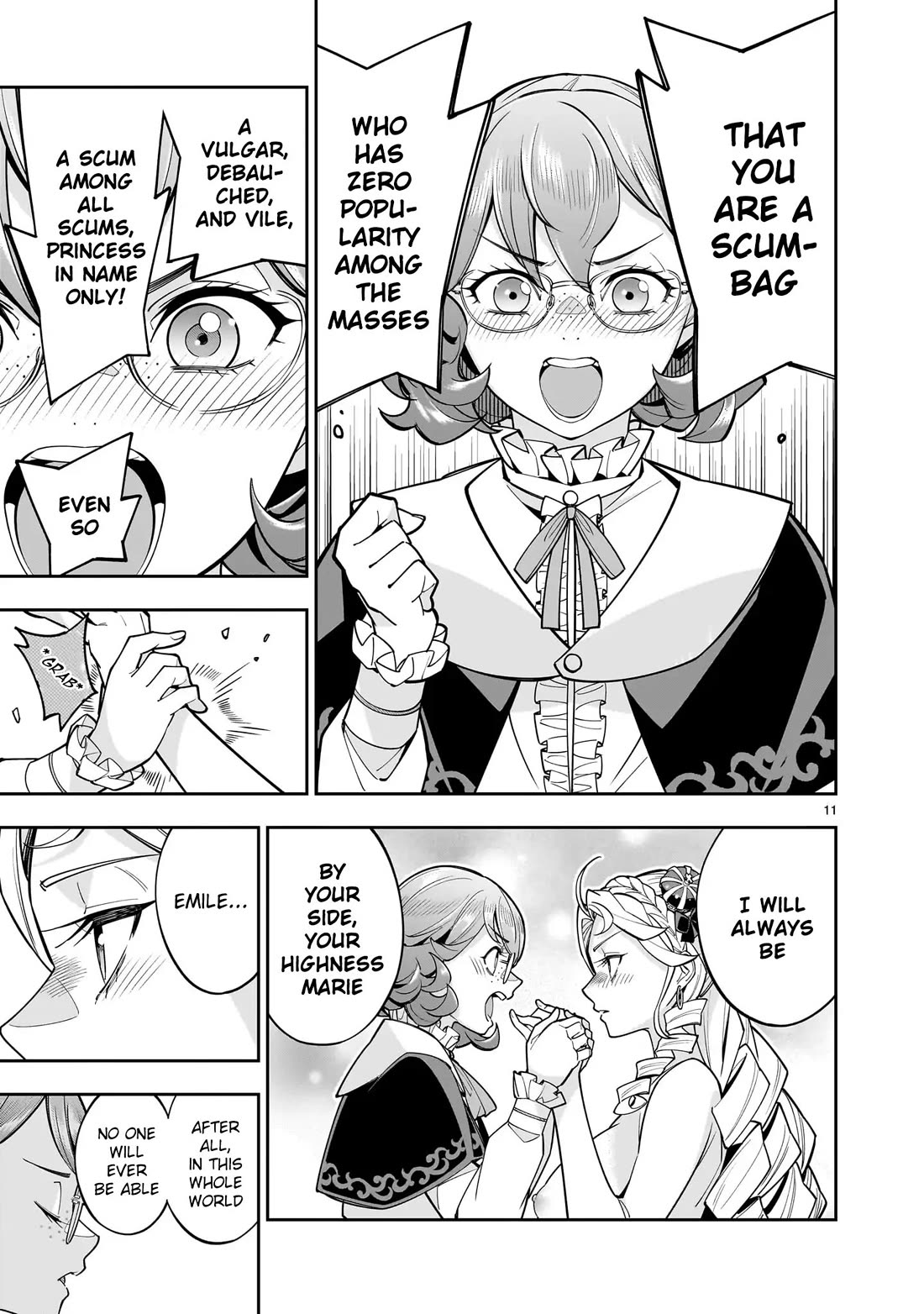 The Death Defying Princess Creates a Yuri Harem to Survive chapter 8 page 11