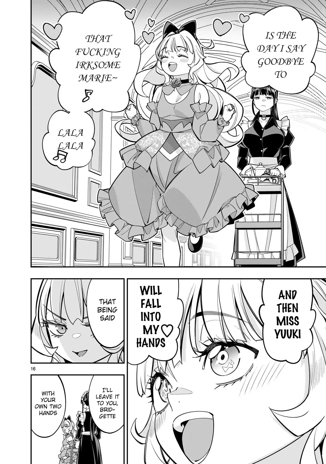 The Death Defying Princess Creates a Yuri Harem to Survive chapter 8 page 16