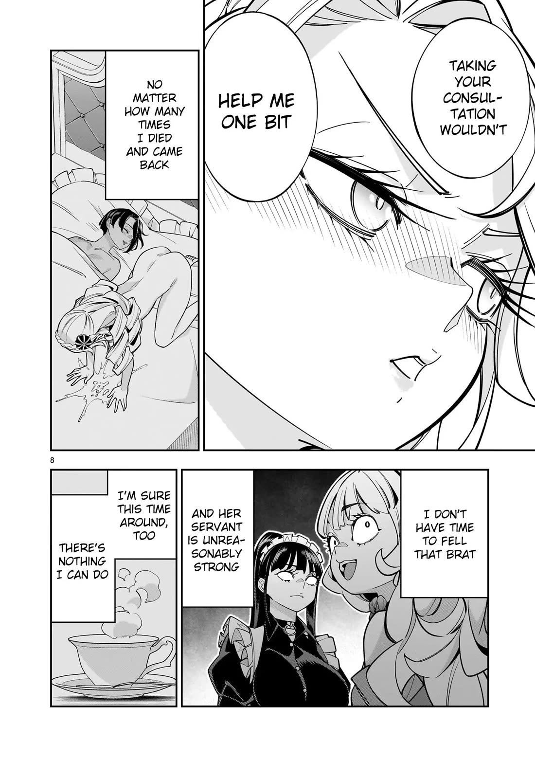 The Death Defying Princess Creates a Yuri Harem to Survive chapter 8 page 8