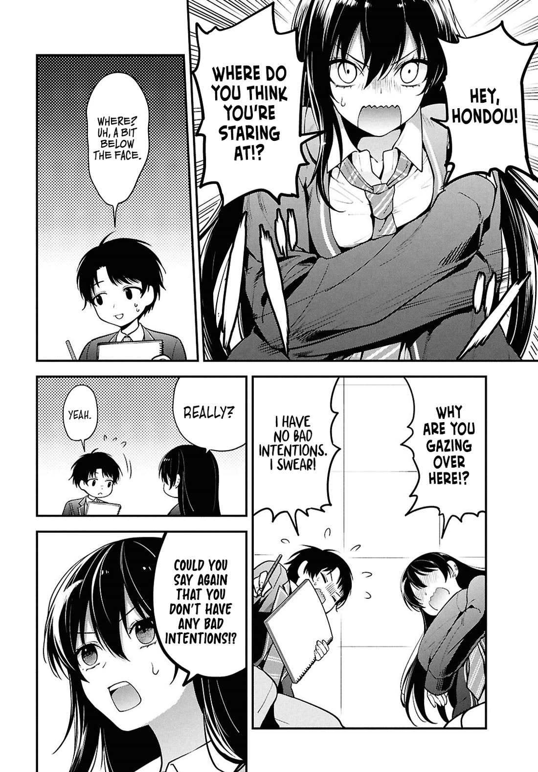 The Delinquent Shimizu-san Sitting Next to Me Has Dyed Her Hair Black chapter 1 page 19