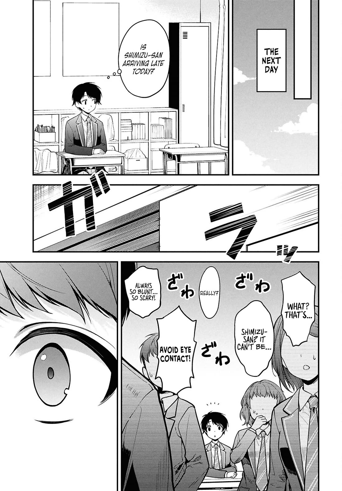 The Delinquent Shimizu-san Sitting Next to Me Has Dyed Her Hair Black chapter 1 page 9