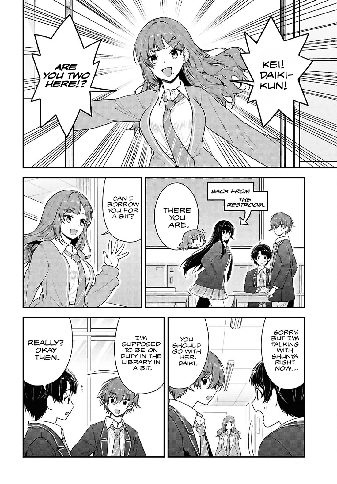 The Delinquent Shimizu-san Sitting Next to Me Has Dyed Her Hair Black chapter 10 page 13