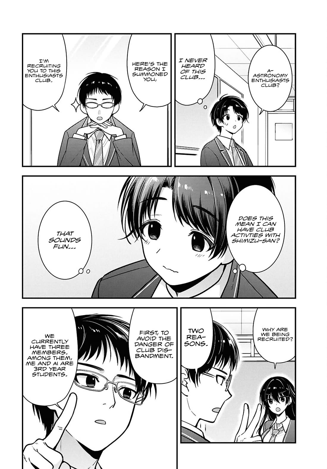 The Delinquent Shimizu-san Sitting Next to Me Has Dyed Her Hair Black chapter 10 page 19