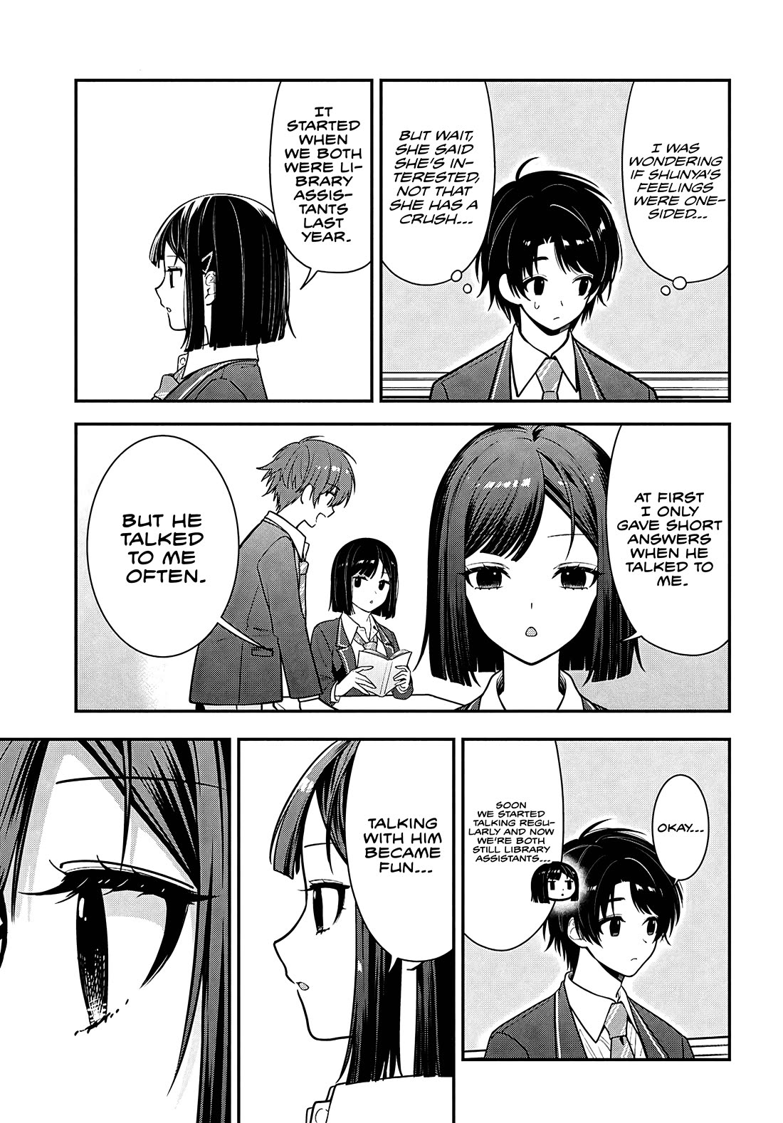 The Delinquent Shimizu-san Sitting Next to Me Has Dyed Her Hair Black chapter 11 page 11