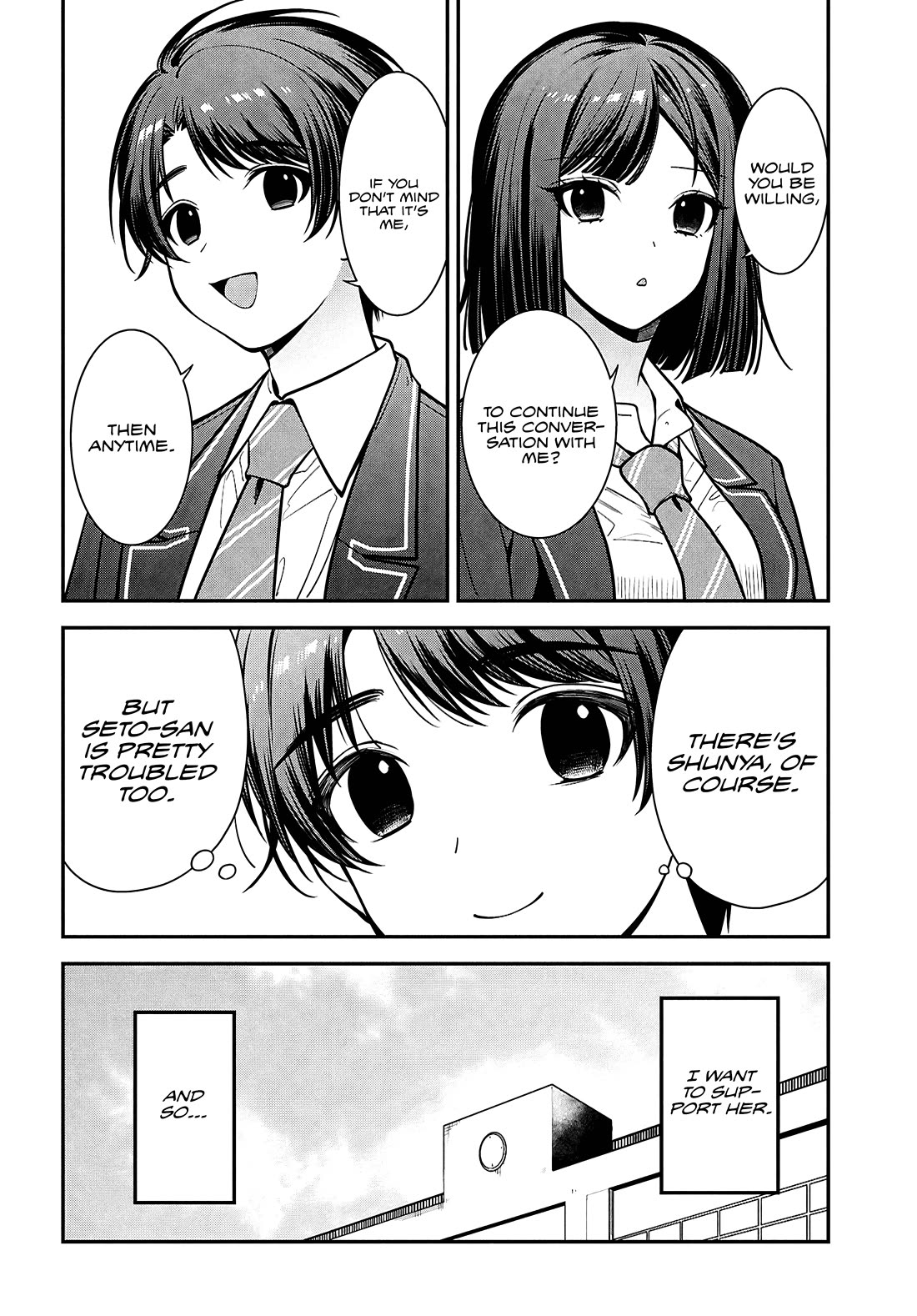The Delinquent Shimizu-san Sitting Next to Me Has Dyed Her Hair Black chapter 11 page 14