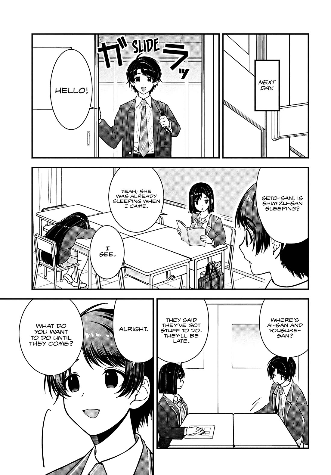 The Delinquent Shimizu-san Sitting Next to Me Has Dyed Her Hair Black chapter 11 page 15