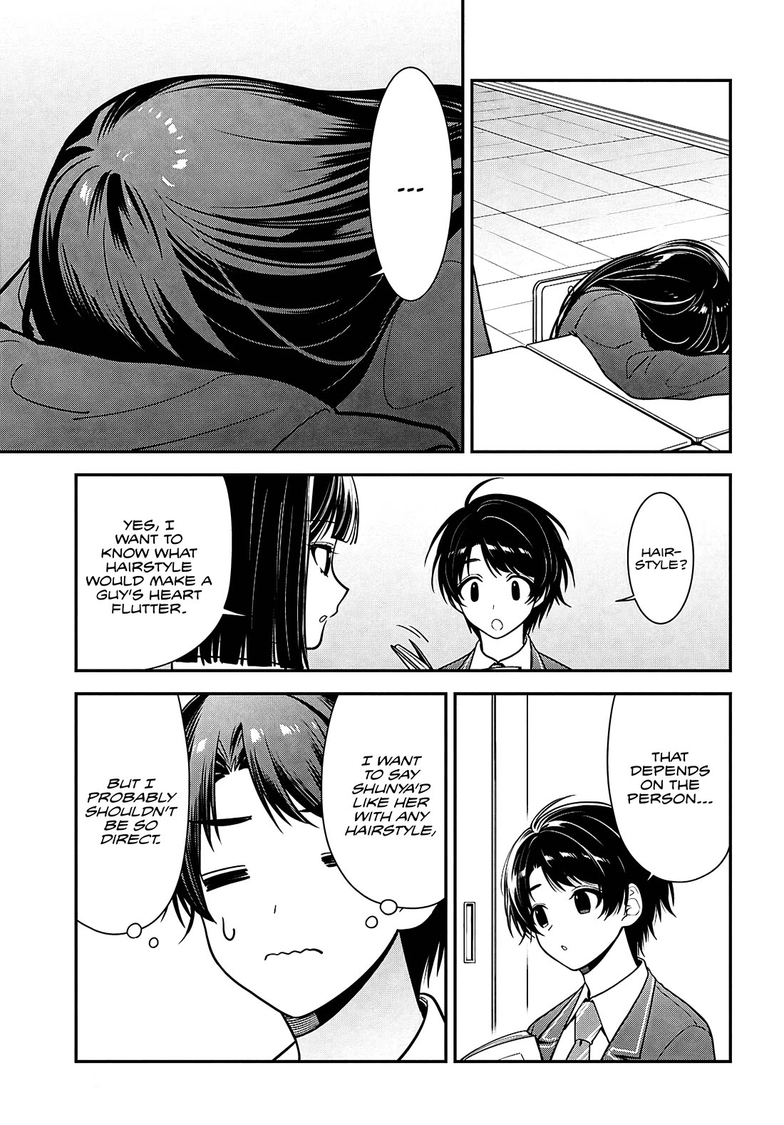 The Delinquent Shimizu-san Sitting Next to Me Has Dyed Her Hair Black chapter 11 page 17