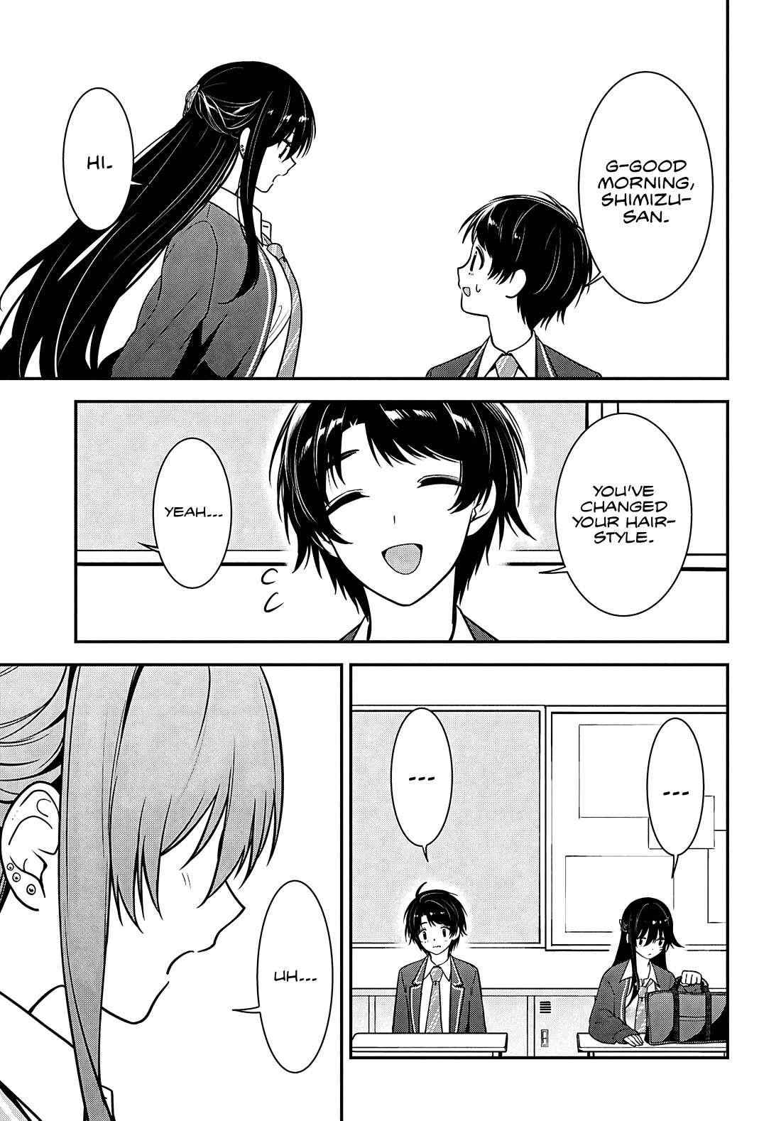 The Delinquent Shimizu-san Sitting Next to Me Has Dyed Her Hair Black chapter 11 page 27