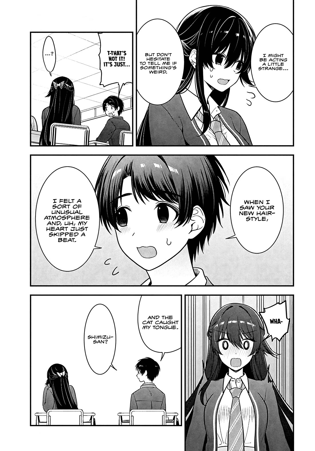 The Delinquent Shimizu-san Sitting Next to Me Has Dyed Her Hair Black chapter 11 page 31