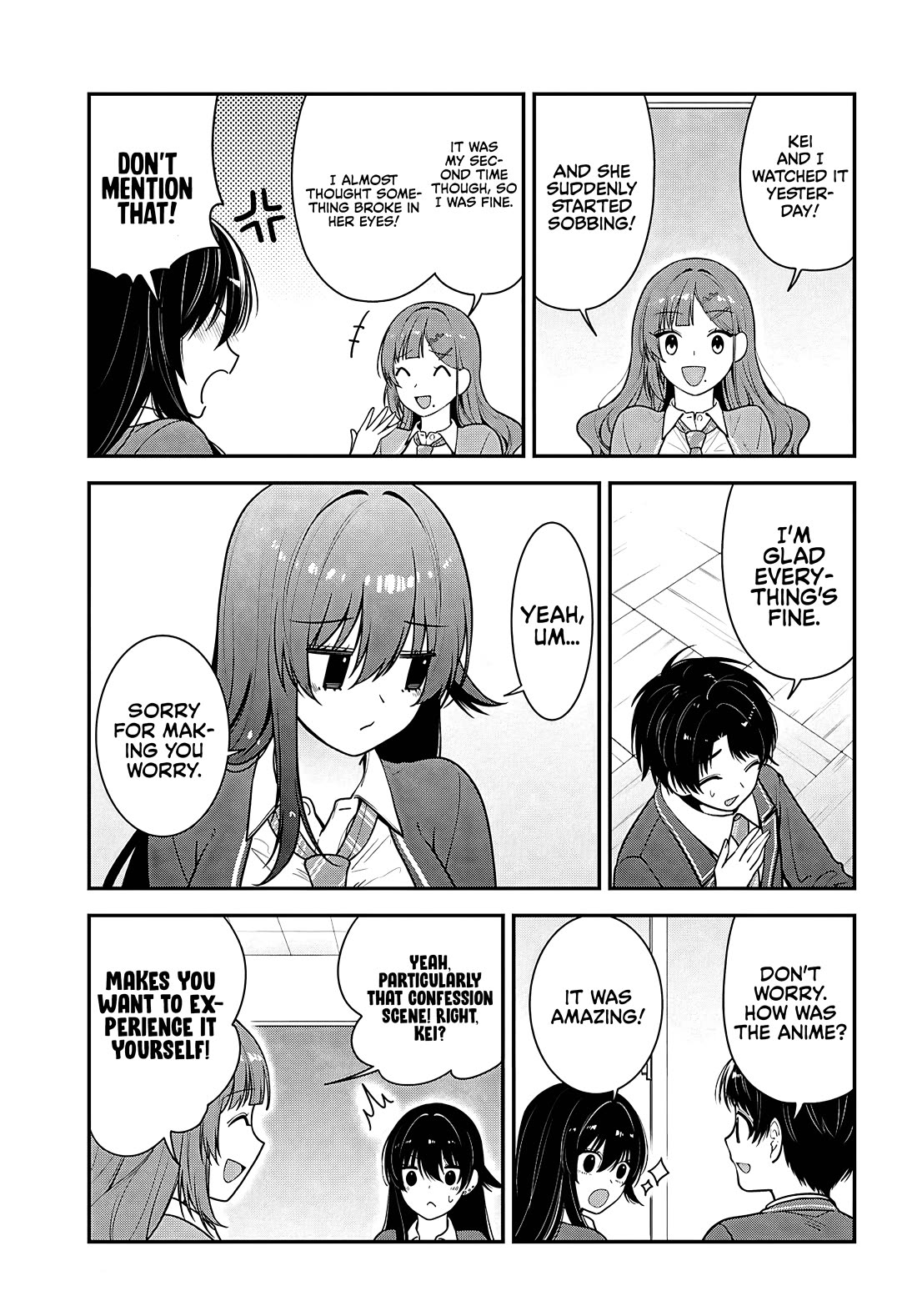 The Delinquent Shimizu-san Sitting Next to Me Has Dyed Her Hair Black chapter 12 page 15
