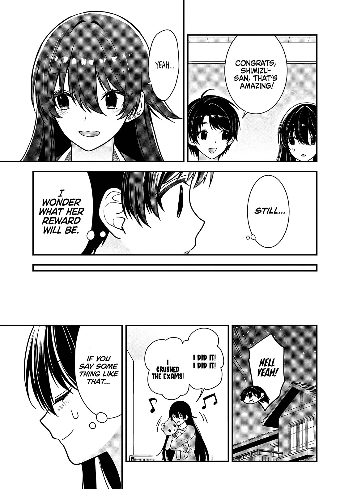 The Delinquent Shimizu-san Sitting Next to Me Has Dyed Her Hair Black chapter 12 page 39