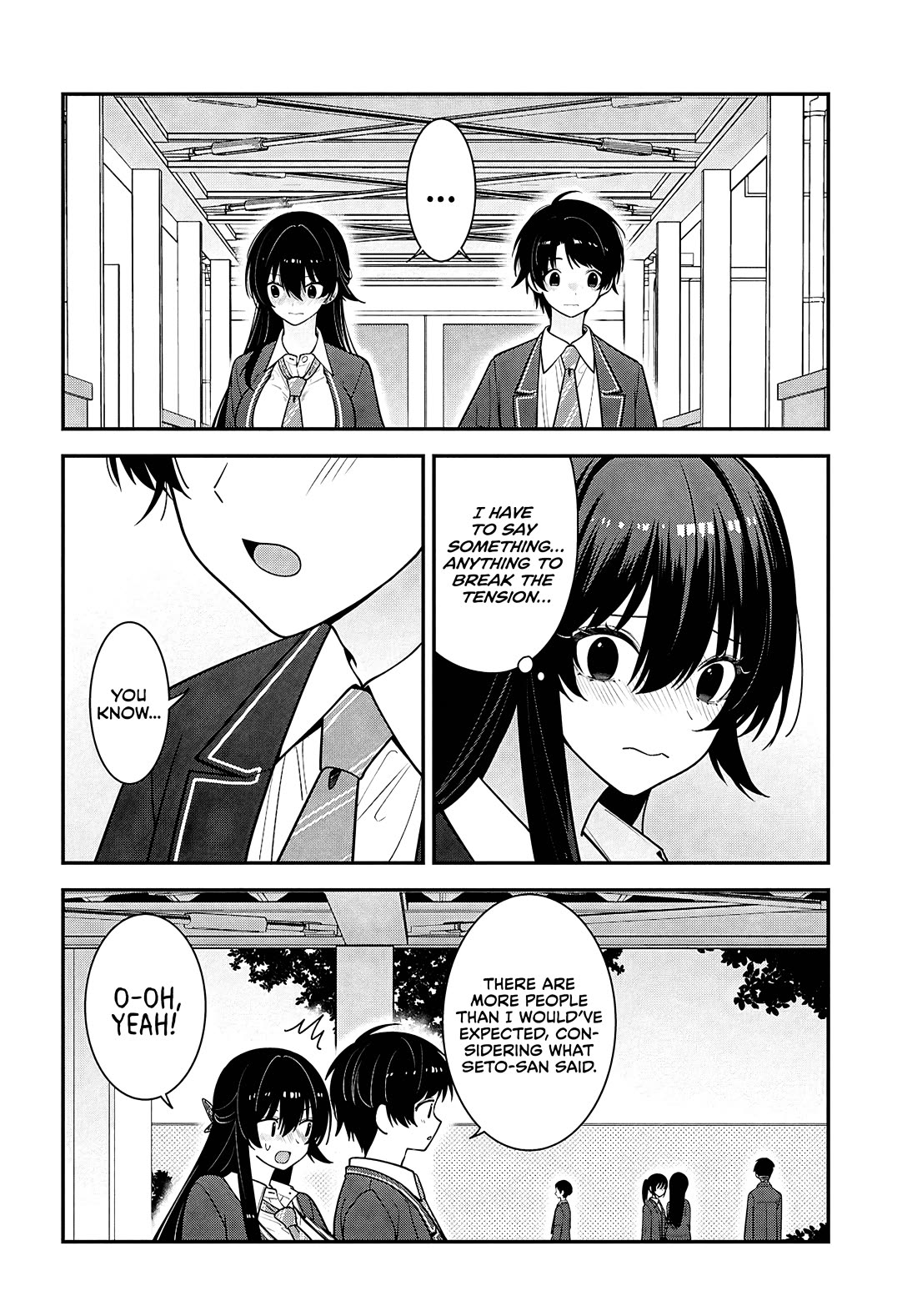 The Delinquent Shimizu-san Sitting Next to Me Has Dyed Her Hair Black chapter 14 page 14