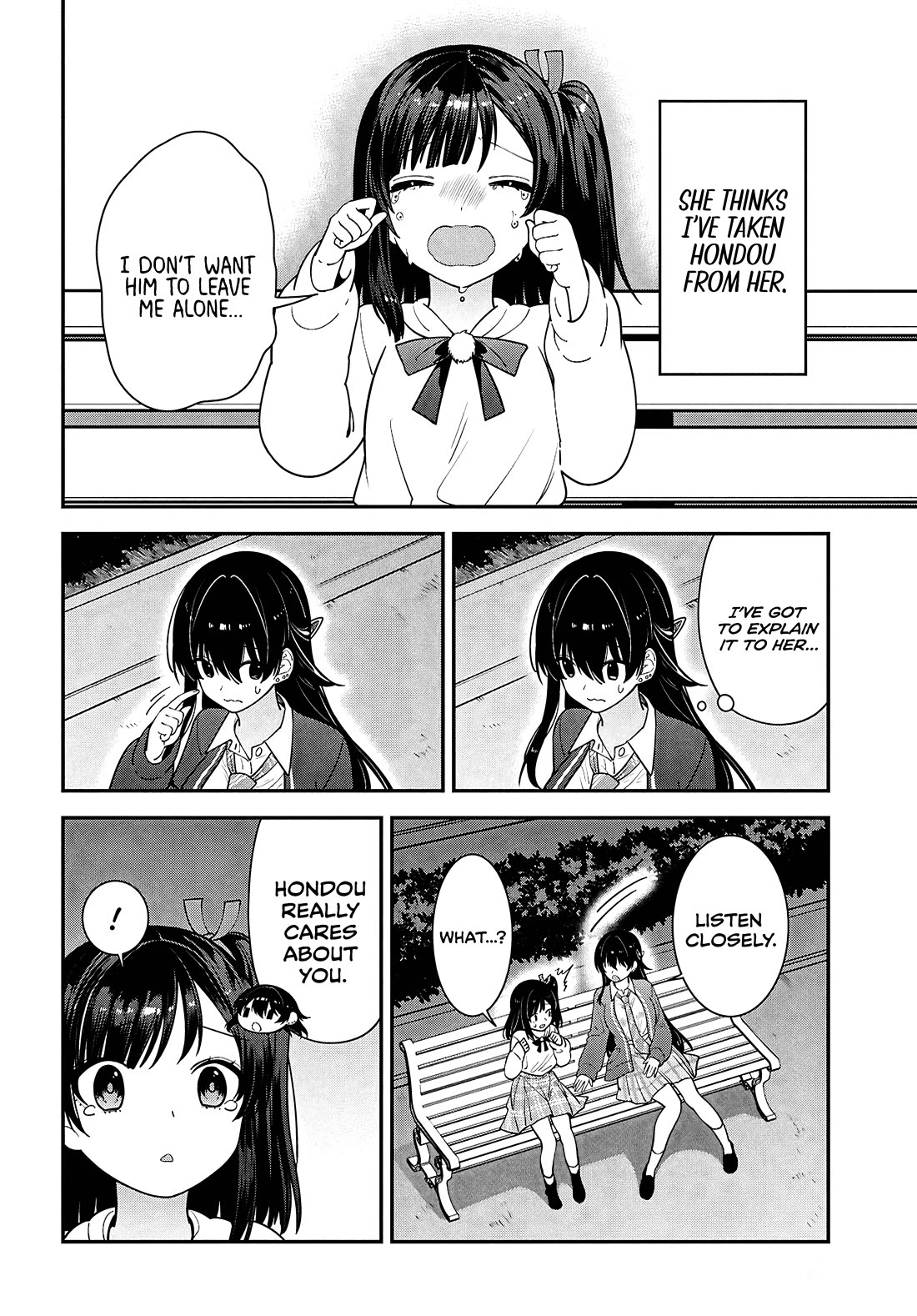 The Delinquent Shimizu-san Sitting Next to Me Has Dyed Her Hair Black chapter 15 page 14