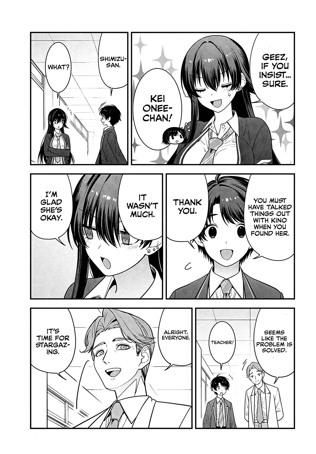 The Delinquent Shimizu-san Sitting Next to Me Has Dyed Her Hair Black chapter 15 page 20