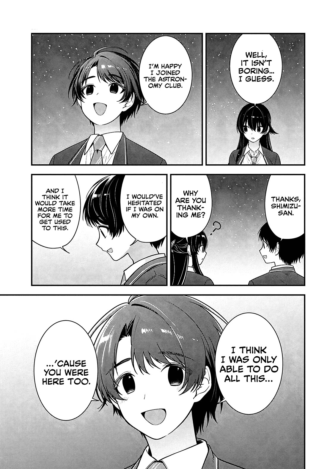 The Delinquent Shimizu-san Sitting Next to Me Has Dyed Her Hair Black chapter 15 page 28