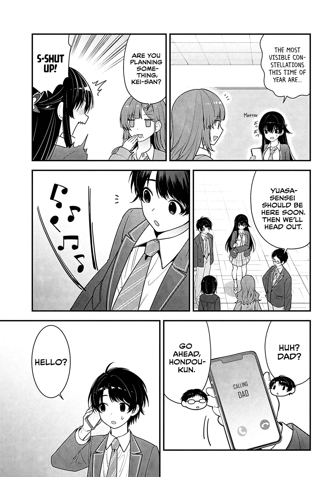 The Delinquent Shimizu-san Sitting Next to Me Has Dyed Her Hair Black chapter 15 page 3