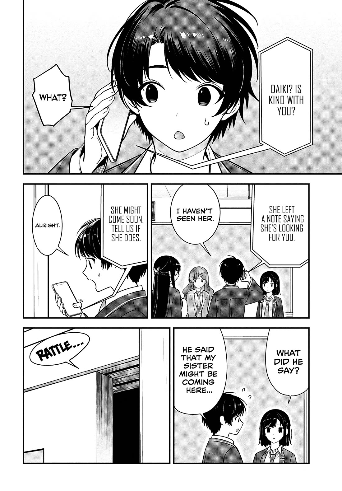 The Delinquent Shimizu-san Sitting Next to Me Has Dyed Her Hair Black chapter 15 page 4