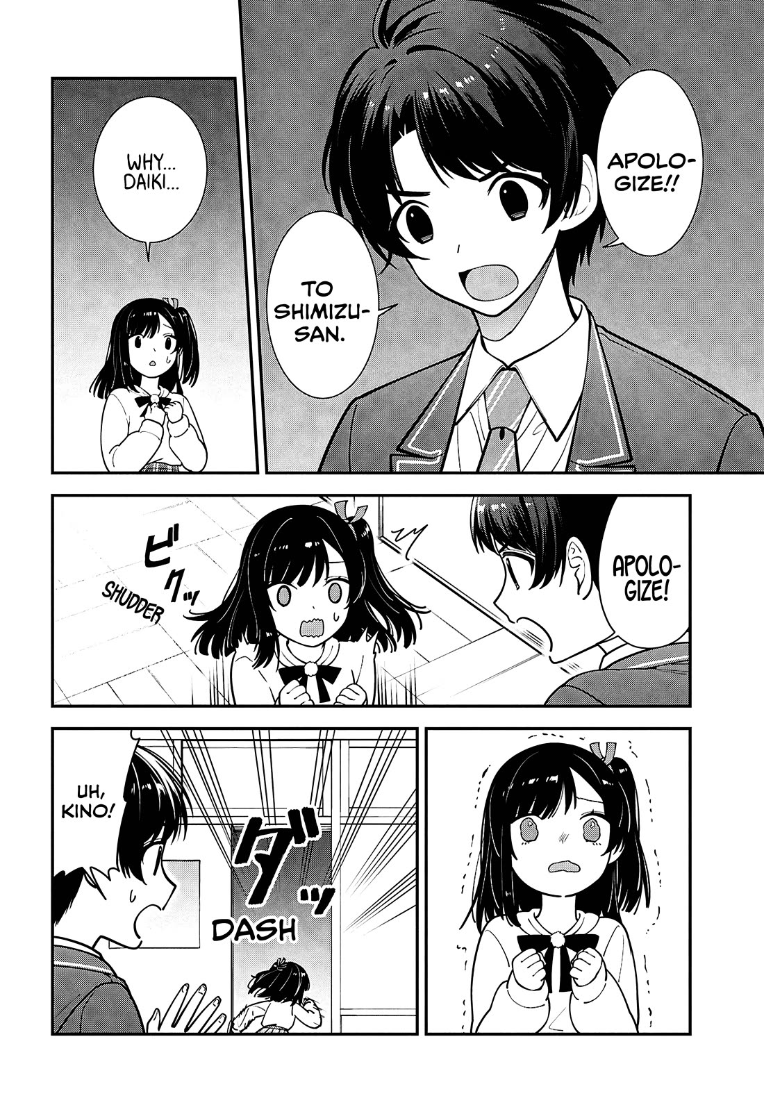 The Delinquent Shimizu-san Sitting Next to Me Has Dyed Her Hair Black chapter 15 page 8