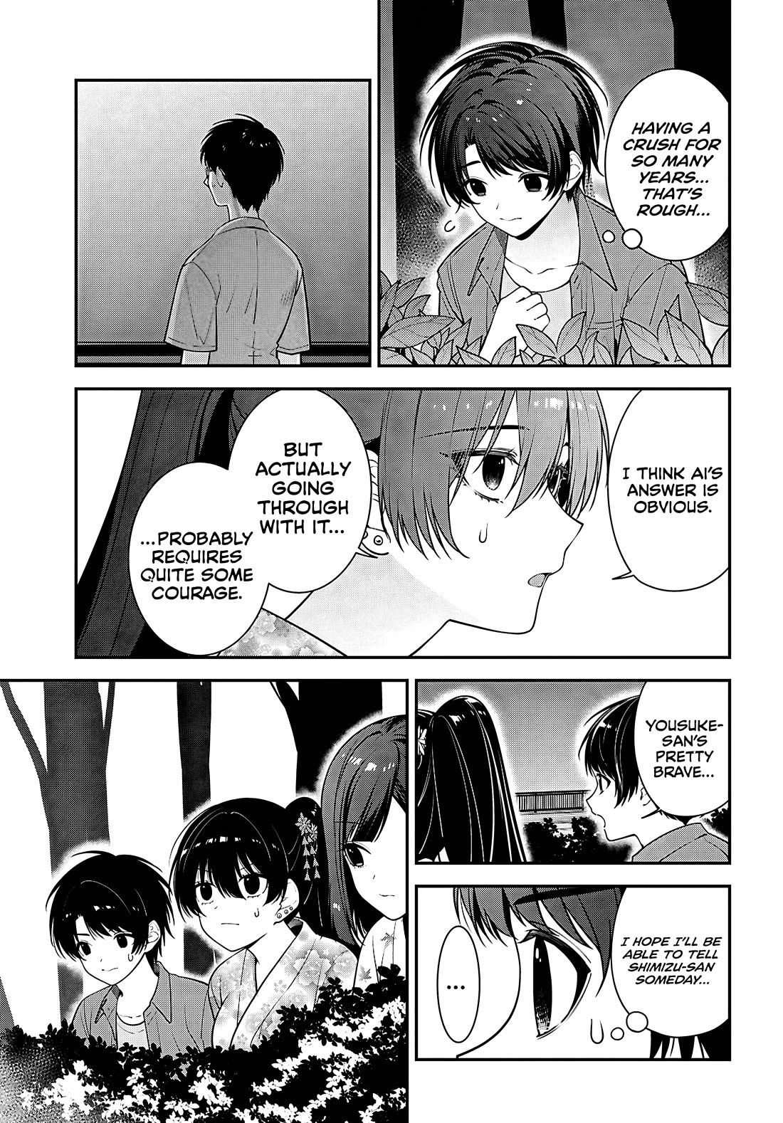 The Delinquent Shimizu-san Sitting Next to Me Has Dyed Her Hair Black chapter 16 page 21