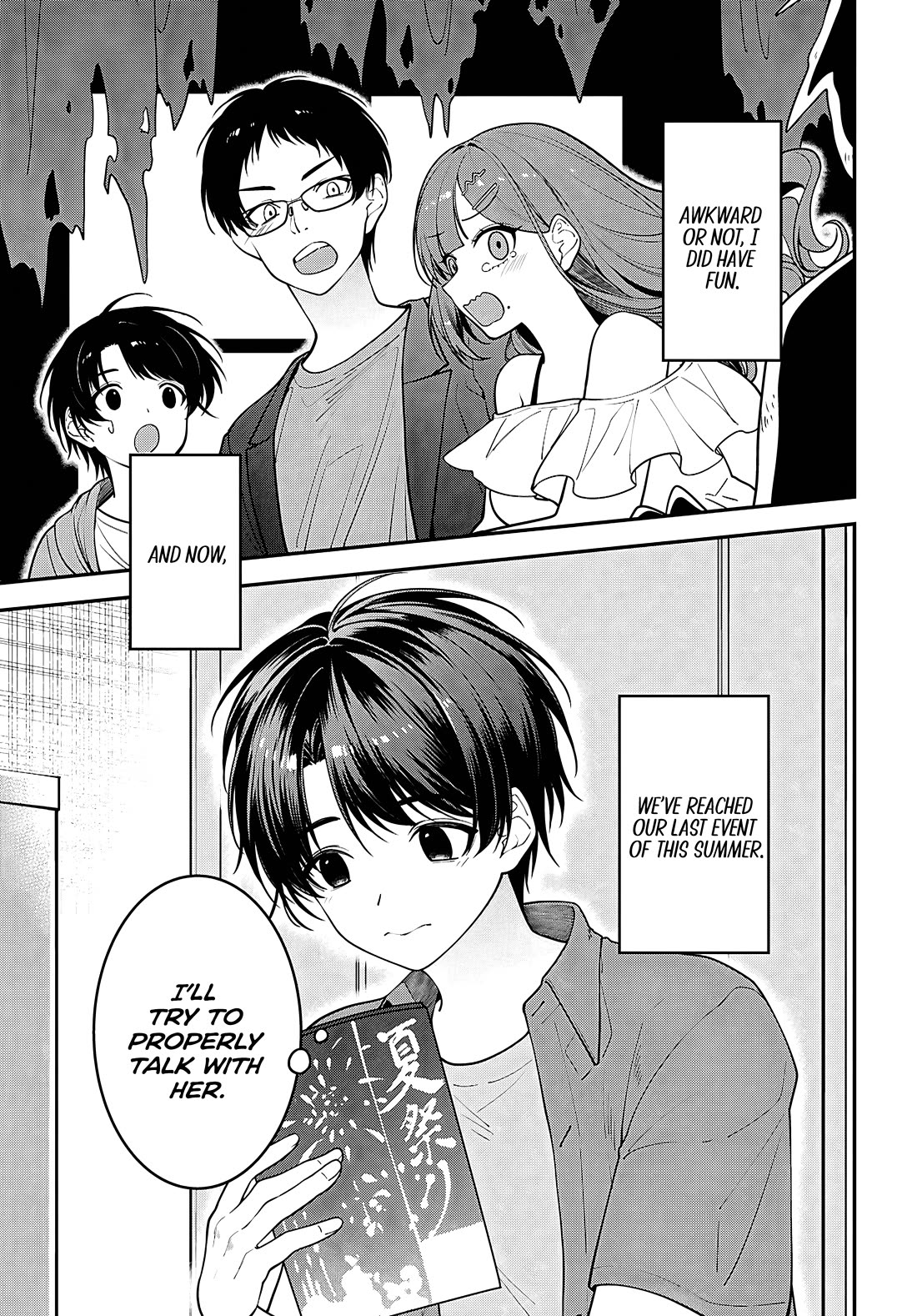 The Delinquent Shimizu-san Sitting Next to Me Has Dyed Her Hair Black chapter 16 page 3