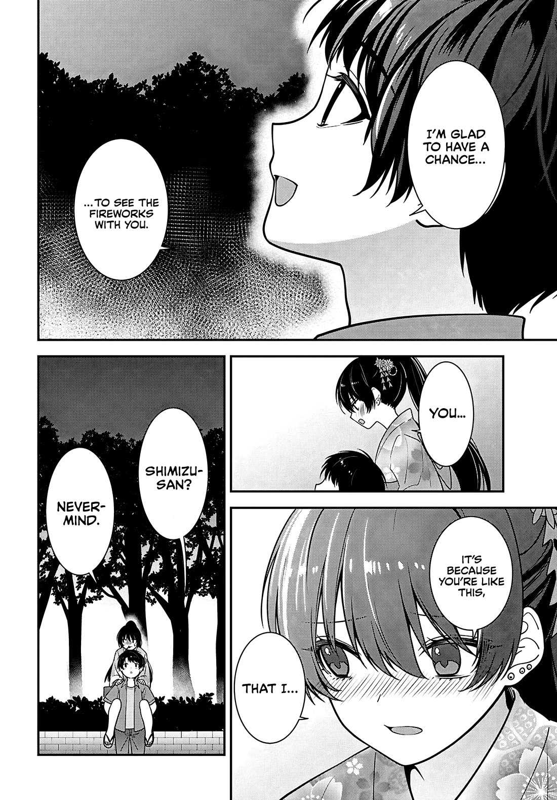 The Delinquent Shimizu-san Sitting Next to Me Has Dyed Her Hair Black chapter 16 page 38