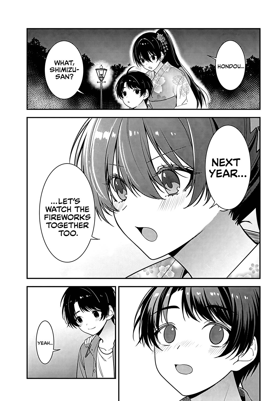 The Delinquent Shimizu-san Sitting Next to Me Has Dyed Her Hair Black chapter 16 page 39