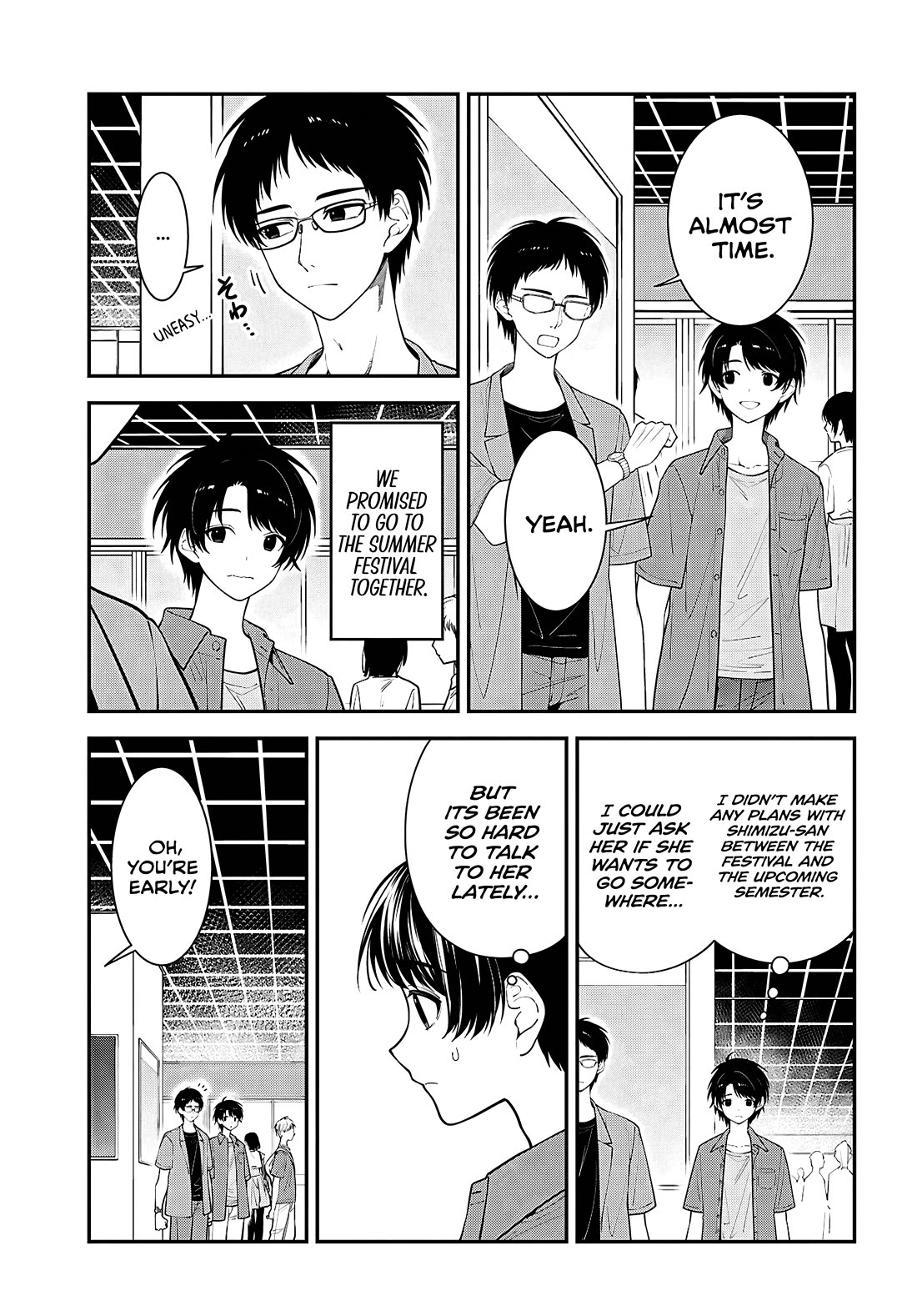 The Delinquent Shimizu-san Sitting Next to Me Has Dyed Her Hair Black chapter 16 page 5