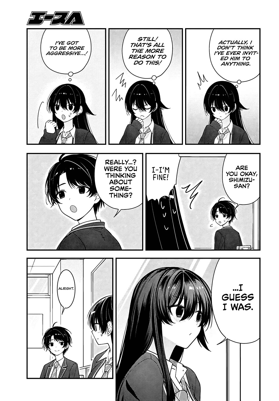 The Delinquent Shimizu-san Sitting Next to Me Has Dyed Her Hair Black chapter 17 page 10