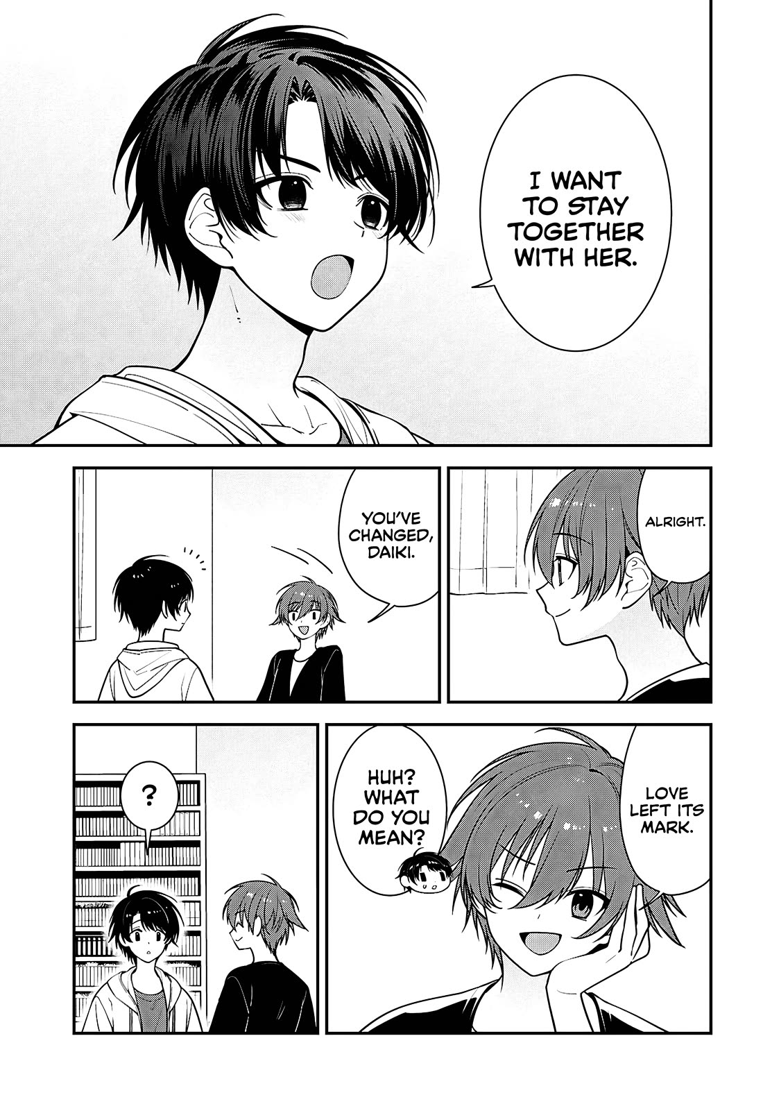 The Delinquent Shimizu-san Sitting Next to Me Has Dyed Her Hair Black chapter 17 page 4