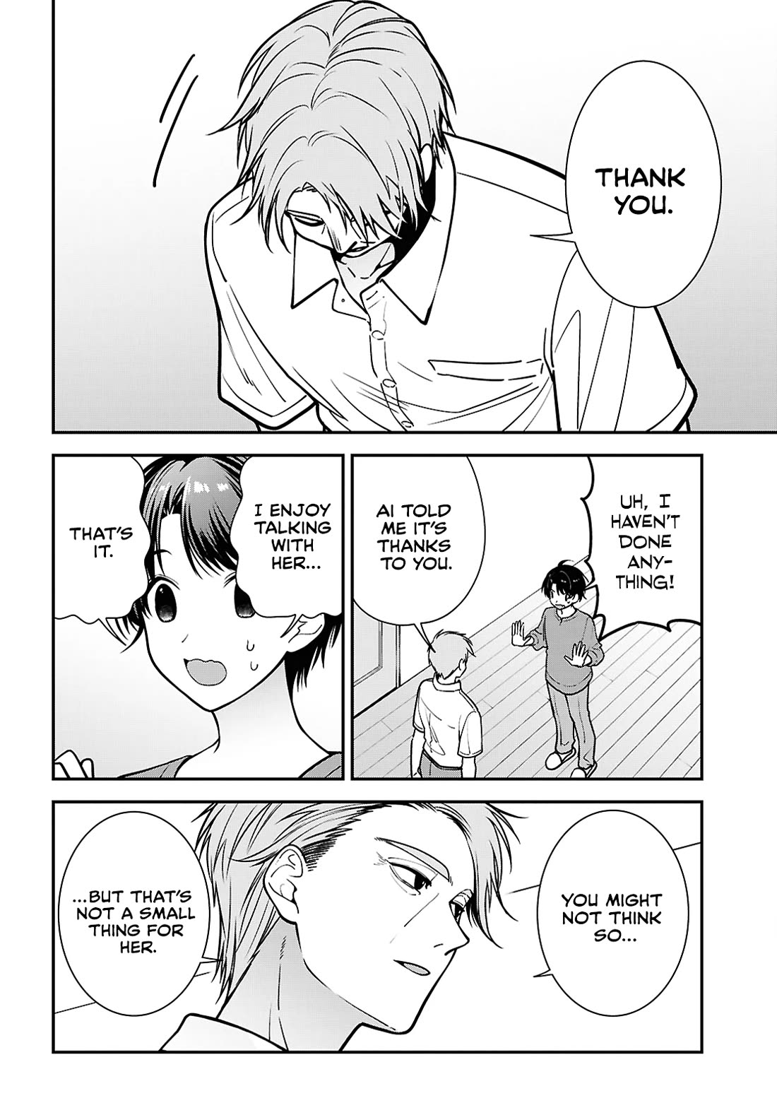 The Delinquent Shimizu-san Sitting Next to Me Has Dyed Her Hair Black chapter 18 page 14