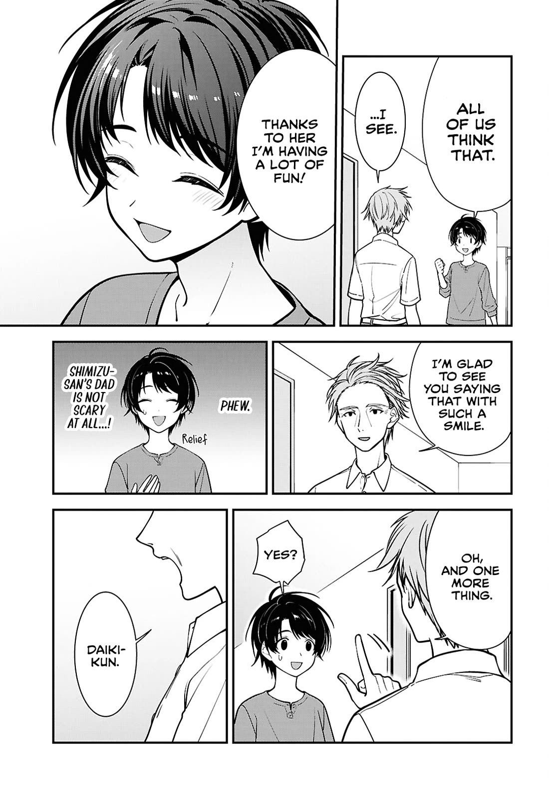 The Delinquent Shimizu-san Sitting Next to Me Has Dyed Her Hair Black chapter 18 page 15