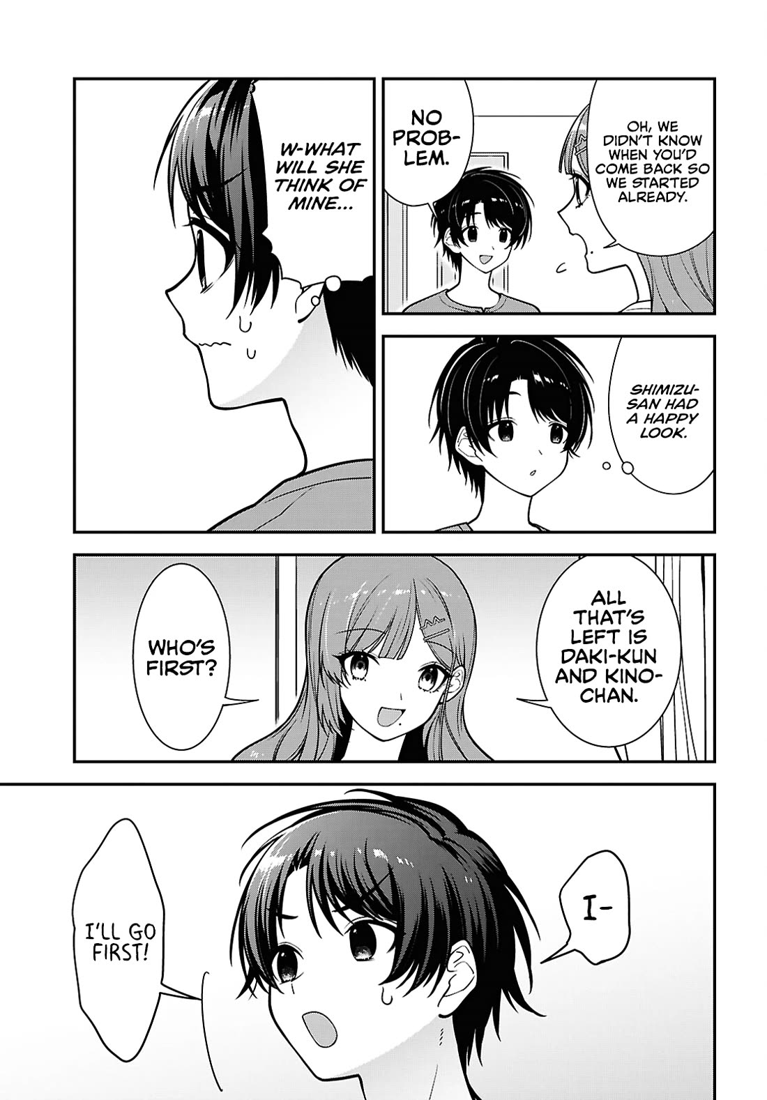 The Delinquent Shimizu-san Sitting Next to Me Has Dyed Her Hair Black chapter 18 page 19